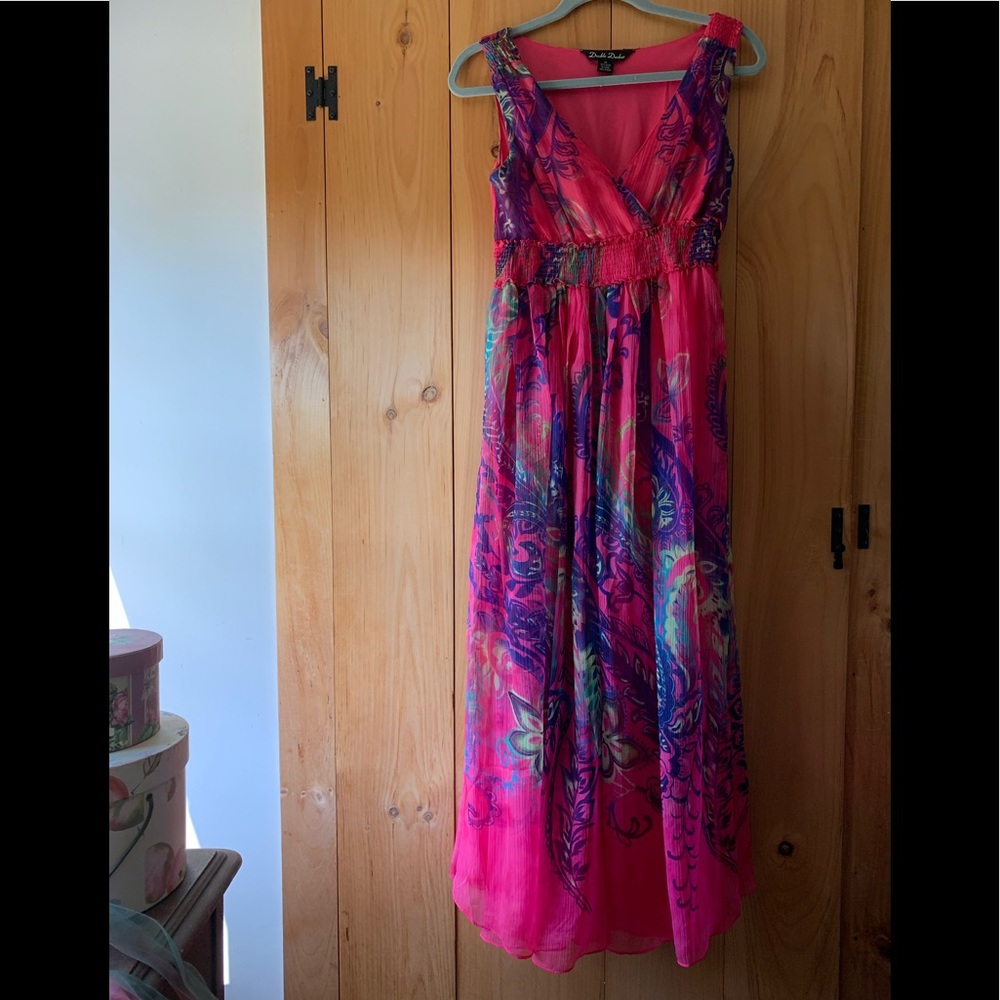 🌈Double Decker Floral Maxi